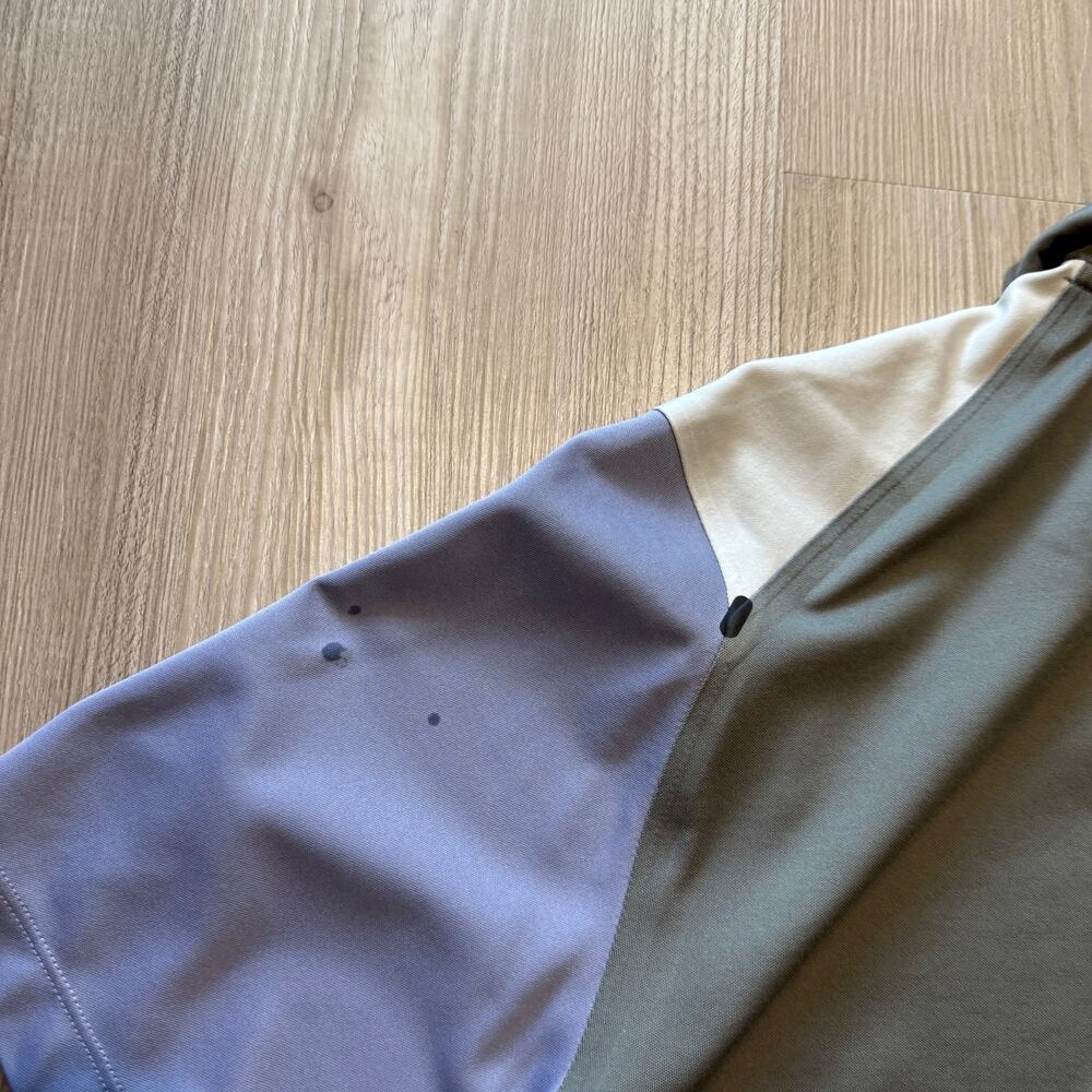 Men's Nike Golf Tour Performance Rory Mcilroy Gray Purple Golfing Polo Shirt L - Picture 7 of 8
